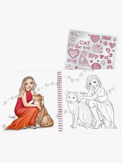 Kreativt Legetøj|TOPModel TOP Model LEOHEART Malebog med Pailletter