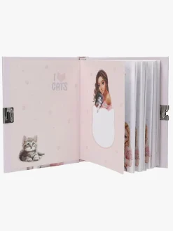 Kreativt Legetøj|TOPModel Dagbog med Hjertelås KITTY Lyserød