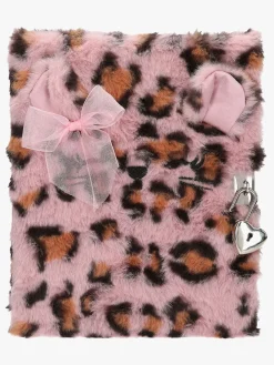 TOPModel Kreativt Legetøj-Dagbog Pelset med Hjertelås, Pink