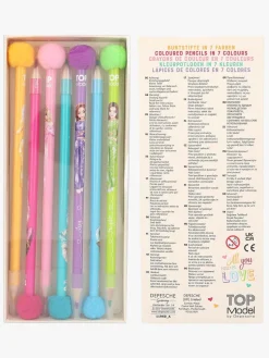 Kreativt Legetøj|TOPModel Farveblyanter med Pomponer