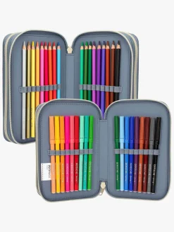 Kreativt Legetøj|TOPModel Penalhus med 3 Rum Cat Love Blå