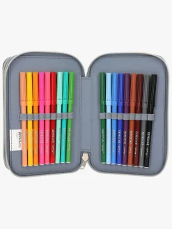 Kreativt Legetøj|TOPModel Penalhus med 3 Rum Cat Love Blå