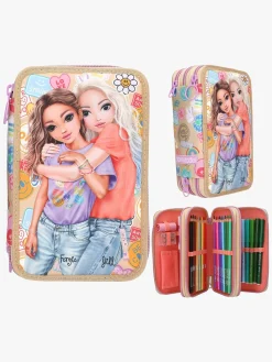 TOPModel Kreativt Legetøj-Penalhus med 3 Rum Girl Power