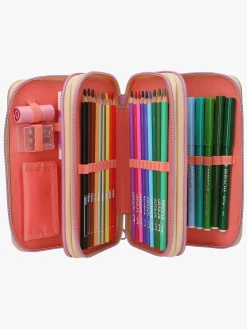 TOPModel Kreativt Legetøj-Penalhus med 3 Rum Girl Power