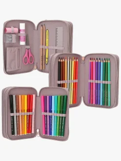 Kreativt Legetøj|TOPModel Penalhus med 3 Rum Viva Violet Lyserød