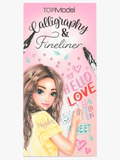 Kreativt Legetøj|TOPModel Skrivesæt 8-pak, Calligraphy & Fineliner