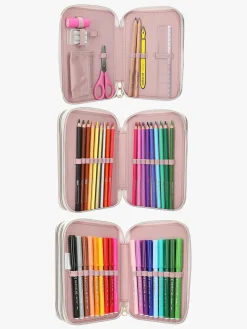 Kreativt Legetøj|TOPModel SUMMER FEELING Penalhus med 3 Rum, Light pink Lyserød