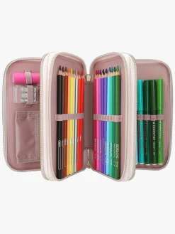 Kreativt Legetøj|TOPModel SUMMER FEELING Penalhus med 3 Rum, Light pink Lyserød