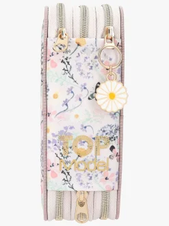 Kreativt Legetøj|TOPModel SUMMER FEELING Penalhus med 3 Rum, Light pink Lyserød