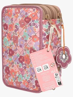 TOPModel Kreativt Legetøj-Tredelt Penalhus Blomstret