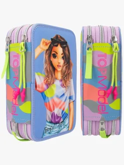 Kreativt Legetøj|TOPModel Tredelt Penalhus Flash Blå