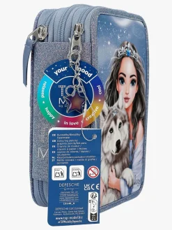 Kreativt Legetøj|TOPModel Tredelt Penalhus Wolf Flerfarvet