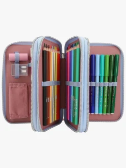 Kreativt Legetøj|TOPModel Tredelt Penalhus Team Teddy, Talita Blå