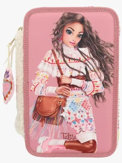 Kreativt Legetøj|TOPModel Tredelt Penalhus Cosy Lyserød