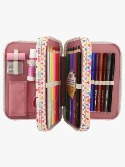 Kreativt Legetøj|TOPModel Tredelt Penalhus Cosy Lyserød