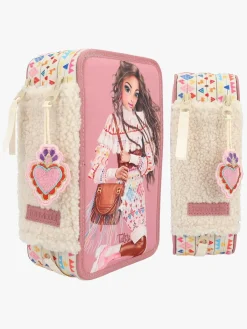 Kreativt Legetøj|TOPModel Tredelt Penalhus Cosy Lyserød