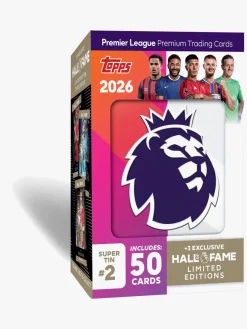 Spil & Puslespil|Topps Premier League Samlekort Startpakke Super Tin 53 Stk.