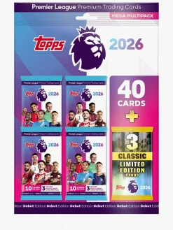 Spil & Puslespil|Topps Premier League Samlekort Mega Multipack 43 Stk.