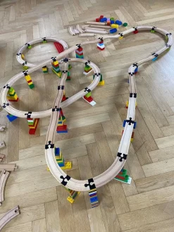 Togbaner & Legeborde|TOY2TrackConnector TOY2 Track Connector Builder Set Large Koblinger