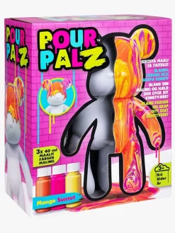 Kreativt Legetøj|TOYMONSTER POUR PALZ DIY-sæt Mal Din Egen Bjørn, Mango Sunset