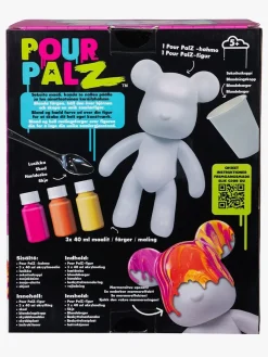 Kreativt Legetøj|TOYMONSTER POUR PALZ DIY-sæt Mal Din Egen Bjørn, Mango Sunset