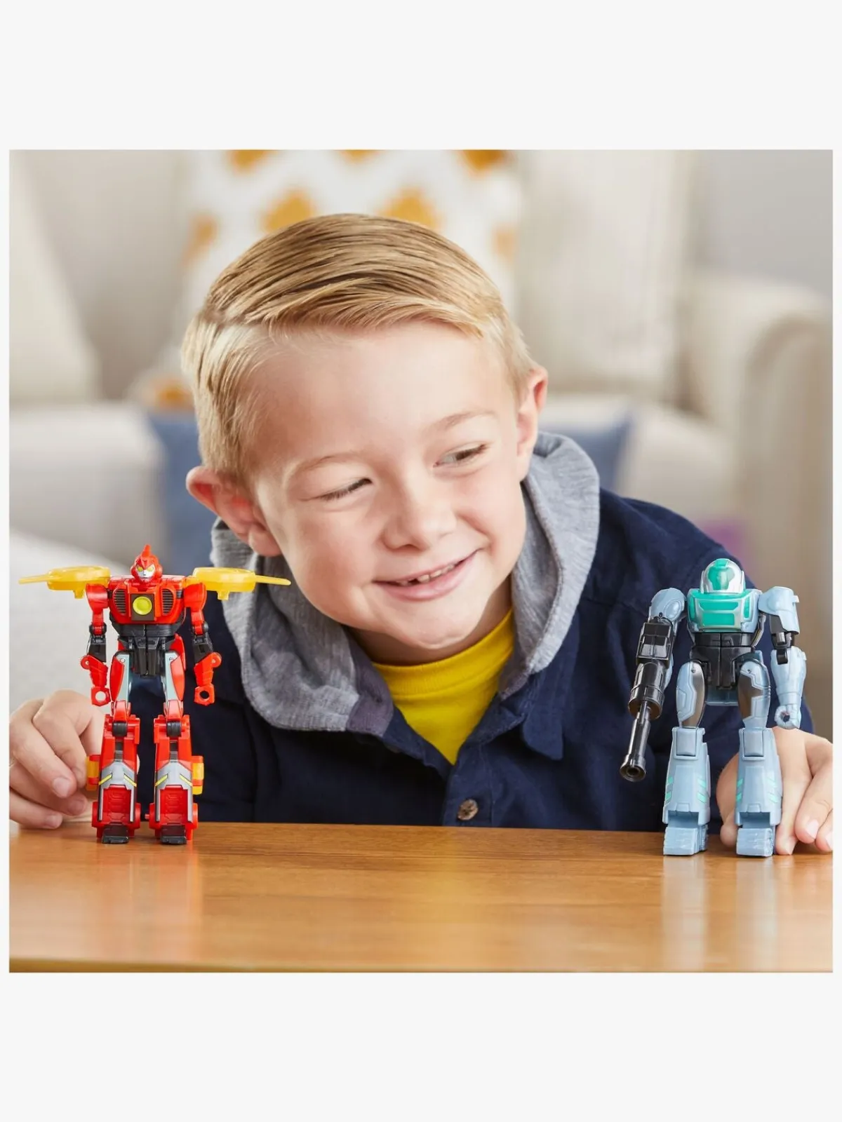 Transformers Legetøjsfigurer-EarthSpark Cyber-Combiner Figursæt Terran Twitch & Robby Malto