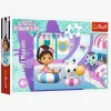 Spil & Puslespil|Trefl Gabbys Dollhouse At The Pool Puslespil 60 Brikker