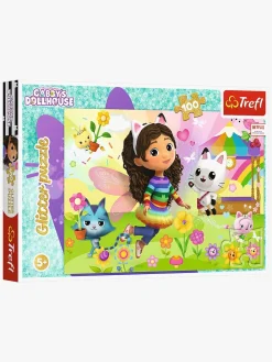 Spil & Puslespil|Trefl Gabbys Dollhouse Glitter Puslespil 100 Brikker