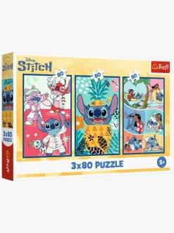 Trefl Spil & Puslespil-Lilo & Stitch Puslespil 3x80 Brikker