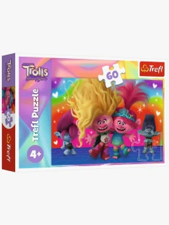 Trolls Spil & Puslespil-Trefl Puslespil 60 Brikker