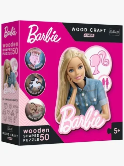 Spil & Puslespil|Barbie Trefl Wood Craft Junior dukke Puslespil 50 Brikker
