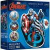 Spil & Puslespil|MarvelAvengers Trefl Wood Craft Origin Marvel Avengers Puslespil Fearless Captain America 160 Brikker