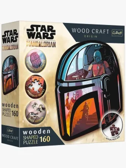 Spil & Puslespil|StarWars Trefl Wood Craft Origin Star Wars Puslespil The Mandalorian 160 Brikker