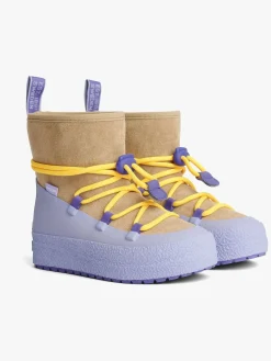 Støvler & Vinterstøvler|Tretorn Aspa Hybrid Jr Vinterstøvler, Persian Violet Lilla/Brun/Gul