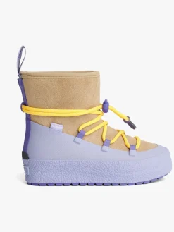 Støvler & Vinterstøvler|Tretorn Aspa Hybrid Jr Vinterstøvler, Persian Violet Lilla/Brun/Gul