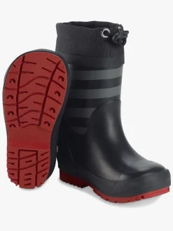 Børn Tretorn Gummistøvler-Gränna Vinter Forede Gummistøvler, Black/Grey