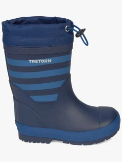 Børn Tretorn Gummistøvler-Gränna Vinter Forede Gummistøvler, Navy/Storm