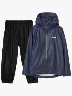 Regntøj|Tretorn Kids Packable Regnsæt, Navy Blå
