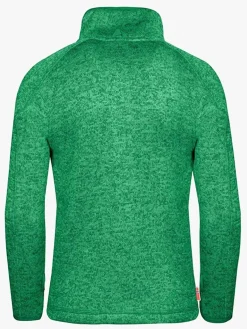 Fleecetøj|Trollkids Jondalen Fleecetrøje, Pepper Green/Navy