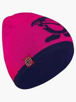 Tilbehør|Vintertøj|Trollkids Troll Hue, Navy/Magenta