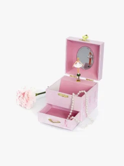 Opbevaring|Leklyckan Trousselier Smykkeskrin Ballerina, Lyserød