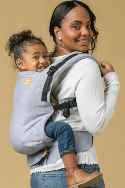 Bæreseler, Strækvikler & Bærestole|Tula Free-to-Grow Bæresele, Linen Rain Blå