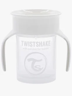 Spisetid|Twistshake 360 Øvekop, White Hvid