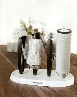 Spisetid|Twistshake Opvaskestativ, Hvid/Sort