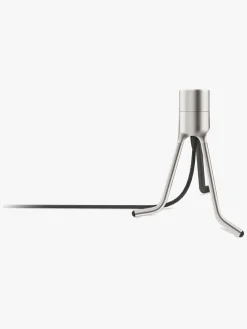 Lamper & Belysning|Umage Tripod Lampefod 18,6 cm, Børstet stål Grå