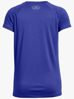 UnderArmour Sportstøj-Under Armour Big Logo Tee Solid SS Træningstrøje, Purple