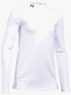UnderArmour Sportstøj-Under Armour Coldgear Mock Træningstrøje, White