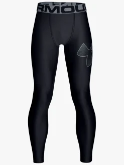 Børn UnderArmour Underdele-Under Armour HeatGear Leggings, Black
