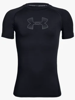 Sportstøj|UnderArmour Under Armour HeatGear Short Sleeve Træningstrøje, Black