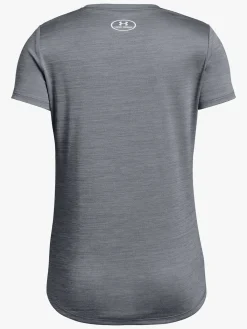 UnderArmour Sportstøj-Under Armour Hybrid 2.0 Big Logo T-shirt, Steel